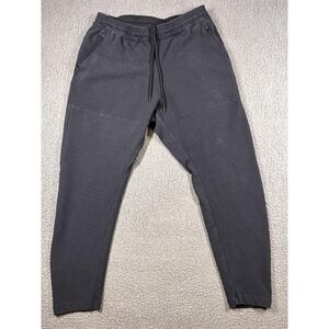 Nike Jogger Pants Mens XL Black Knit Sweatpants Tapered Drawstring AR1550-010